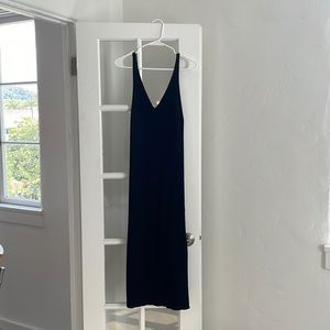 Massimo Duti Black Knit MIDI Dress small